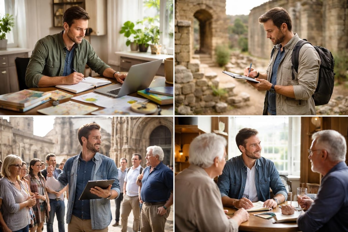 Tour guide knowledge development