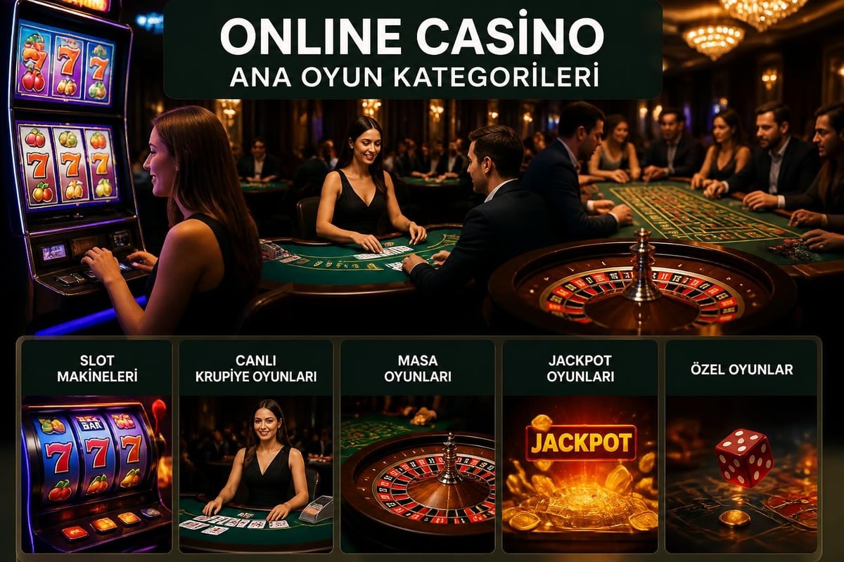 Casino oyun kategorileri