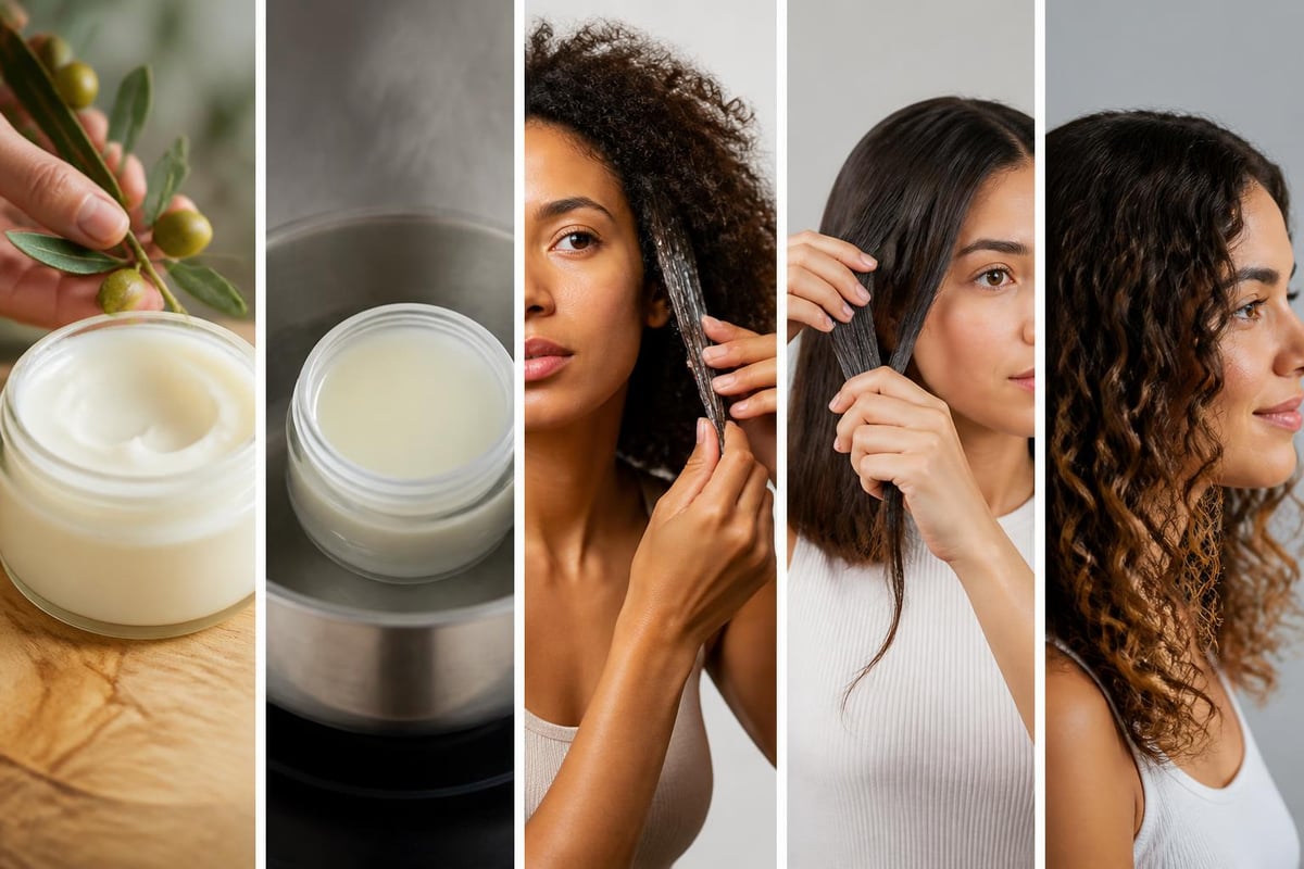 Mustache wax application steps