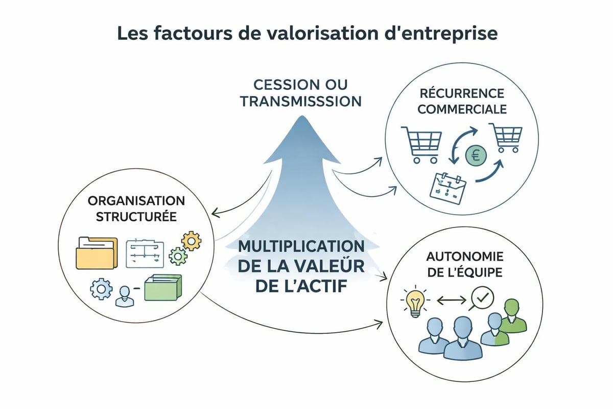 Valorisation actif entreprise