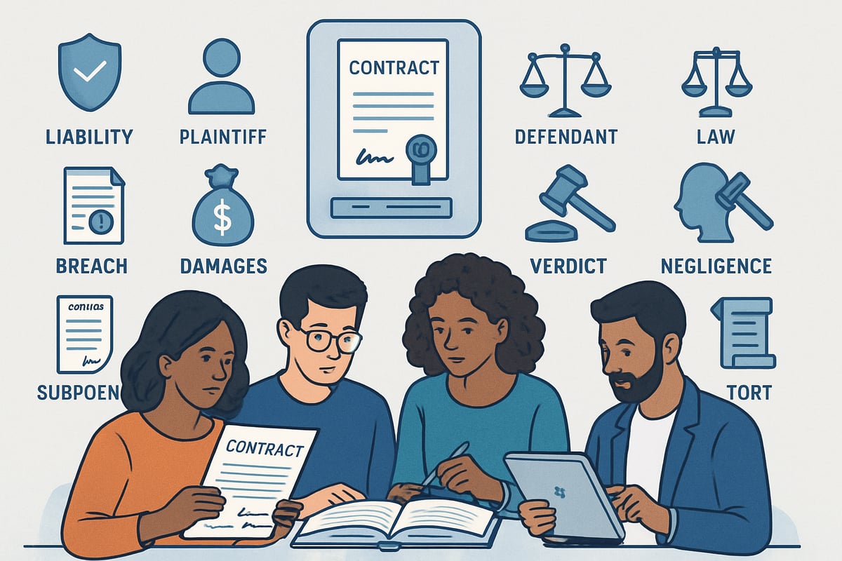 12 Must-Know Legal Terms for English Learners in 2025