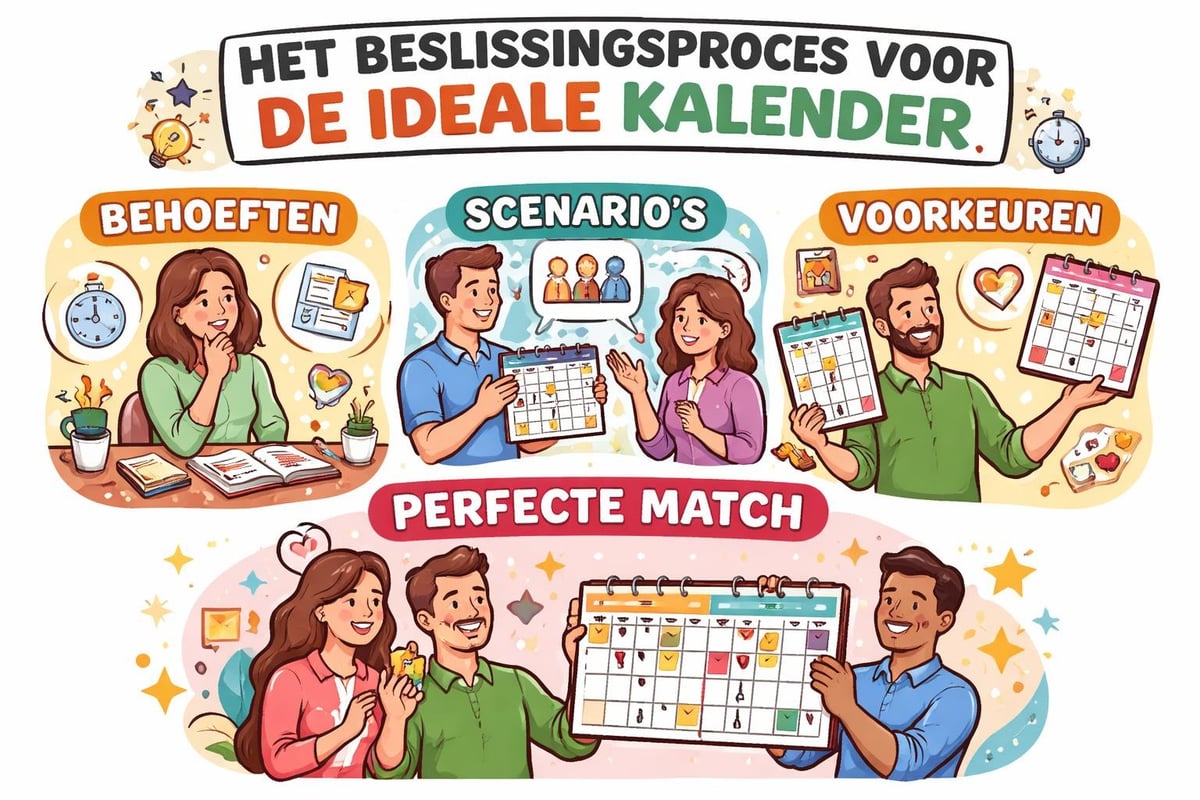 Kalender selectie reis