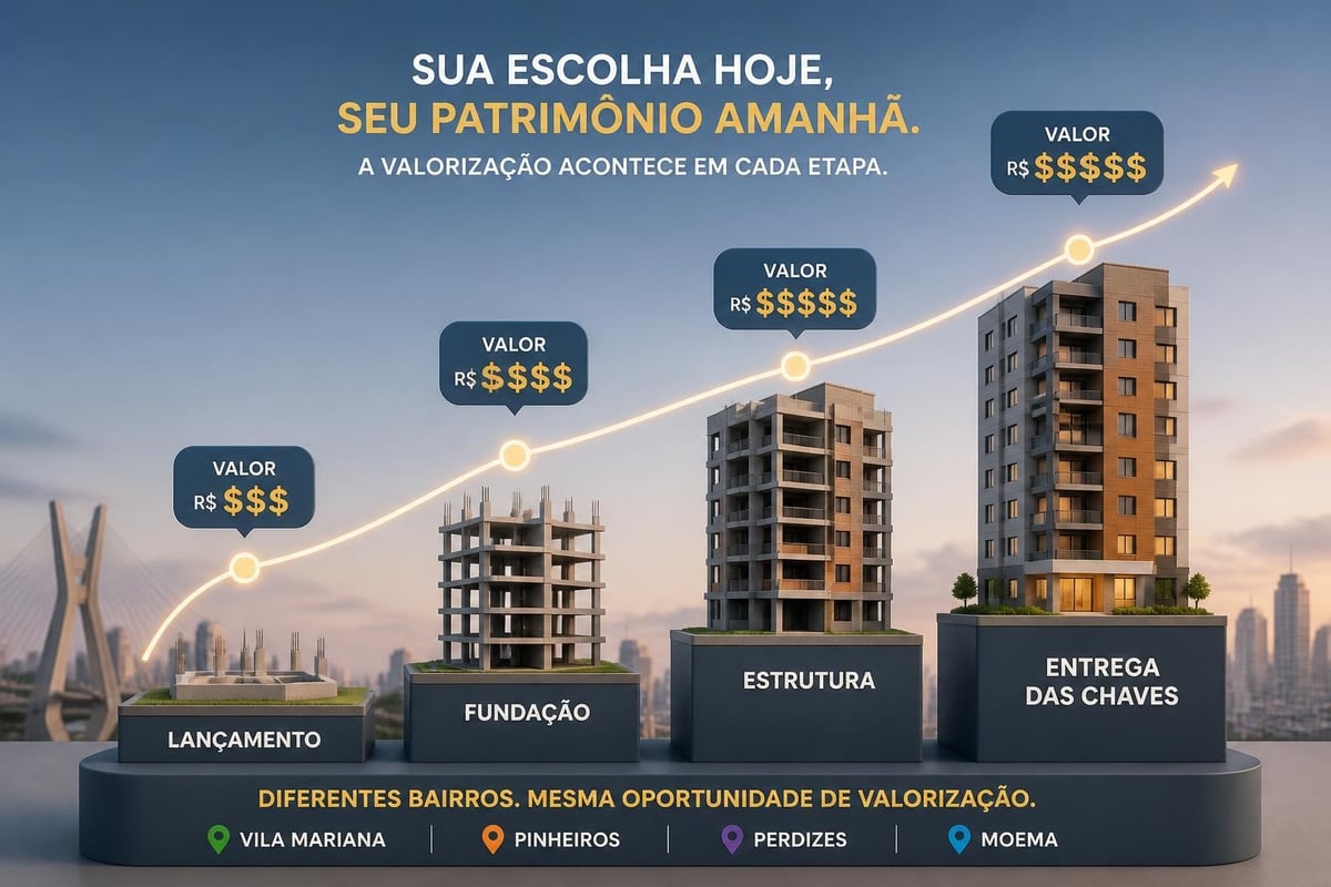 Valorização progressiva de imóveis