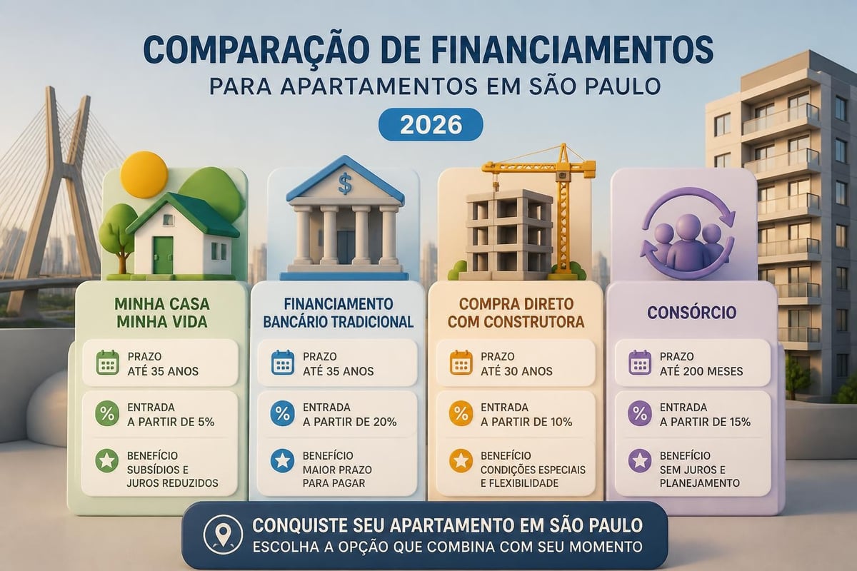 Modalidades de financiamento imobiliário