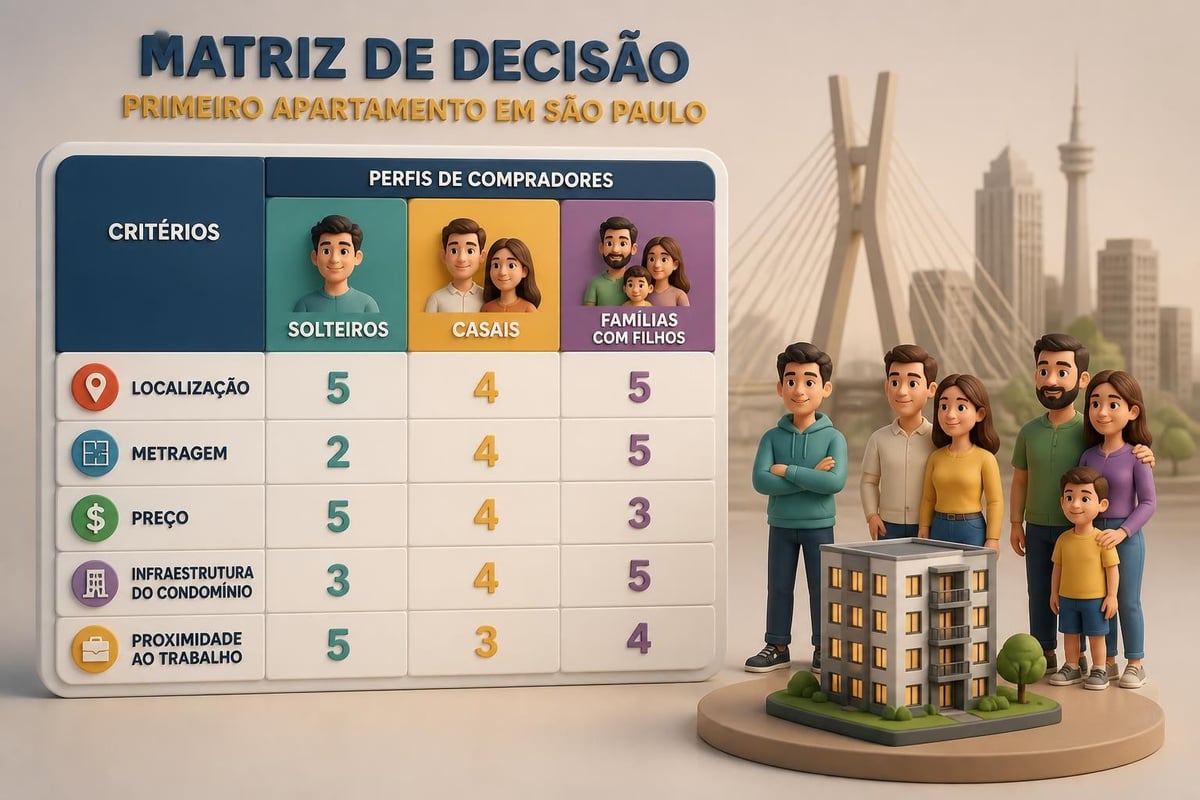 Critérios para escolha do primeiro apartamento