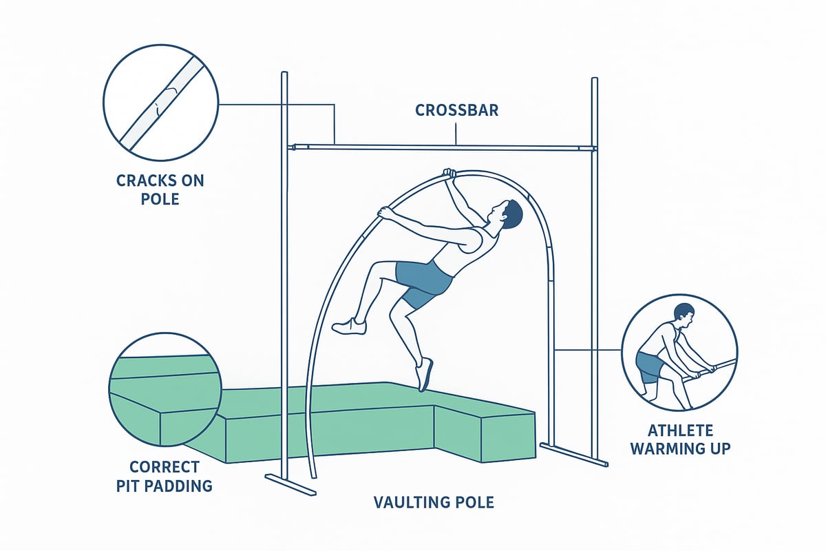 Safety and Injury Prevention in Pole Vaulting