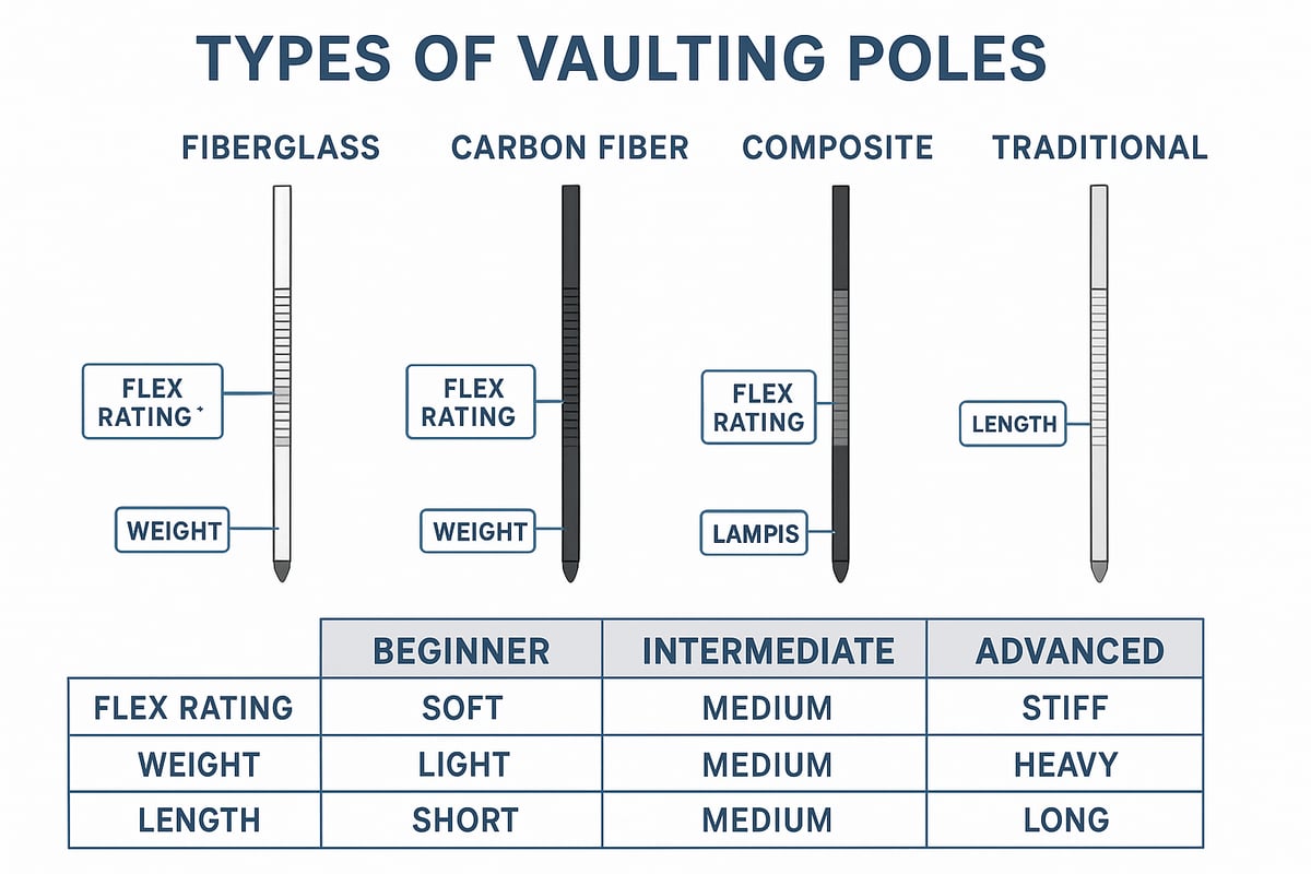Understanding Vaulting Poles: Types and Materials
