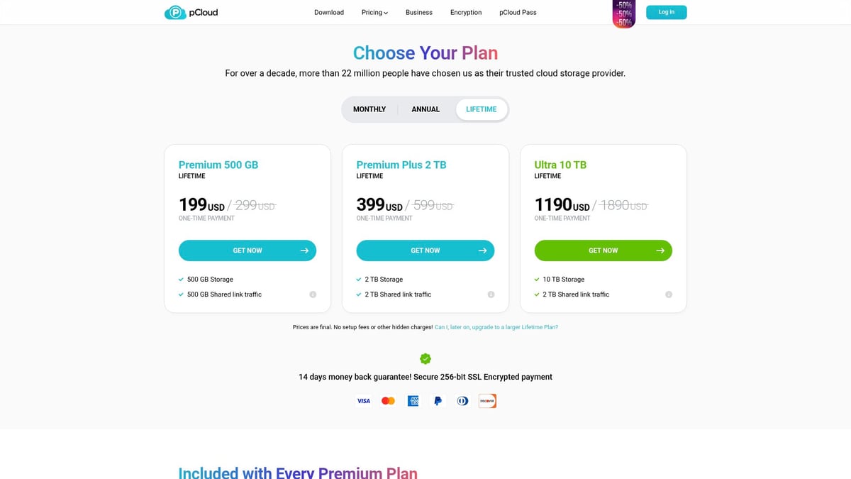 Cloud Vergleich 2026: Die 7 Top-Anbieter im Überblick - pCloud