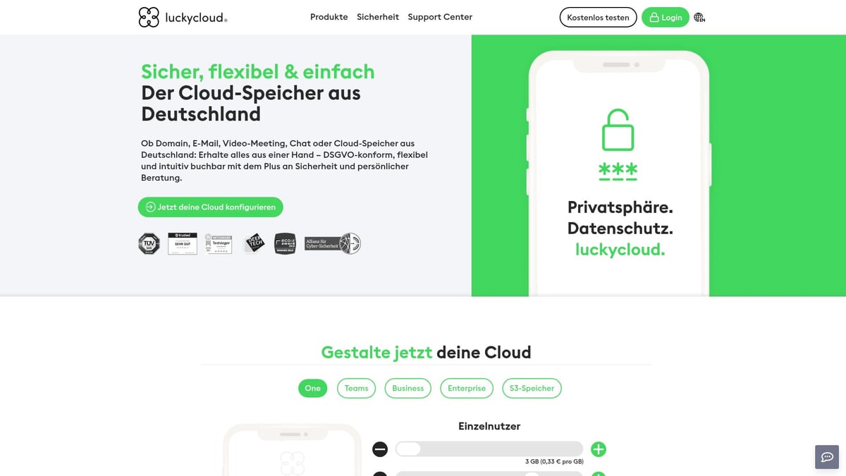 Cloud Vergleich 2026: Die 7 Top-Anbieter im Überblick - luckycloud