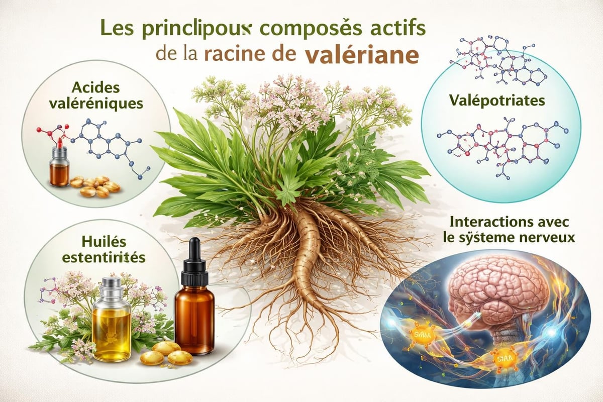 Composition chimique de la valériane