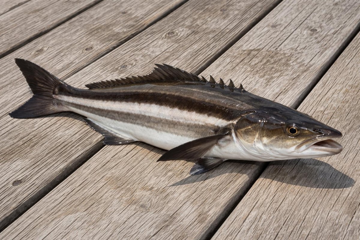 Cobia fish physical traits