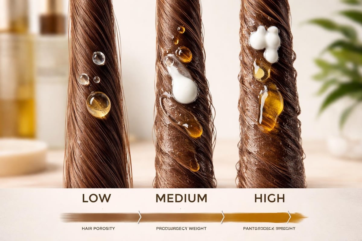 Hair porosity levels