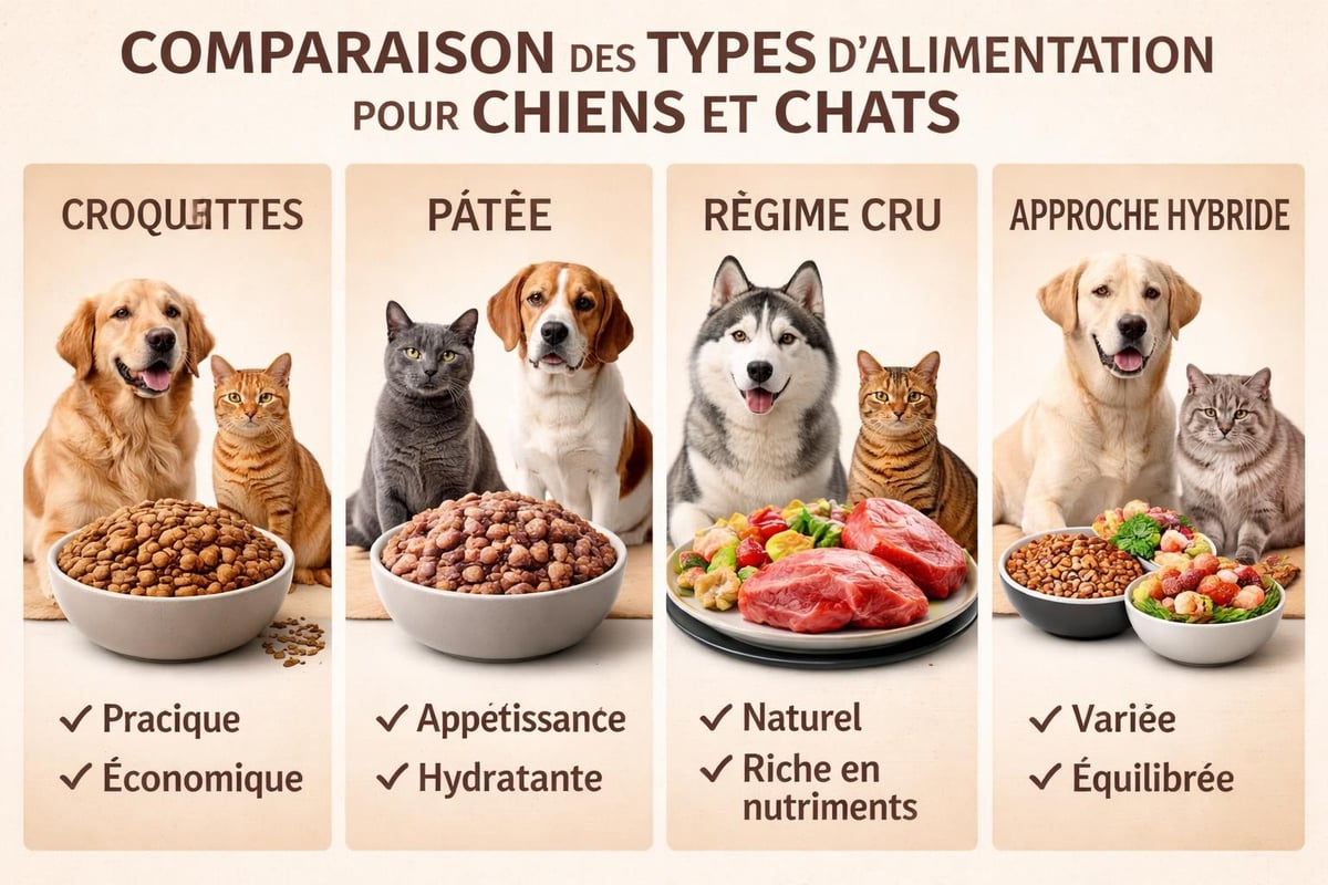 Pawtounes - Produits pour chiens et chats : guide complet 2026 - Formats alimentaires