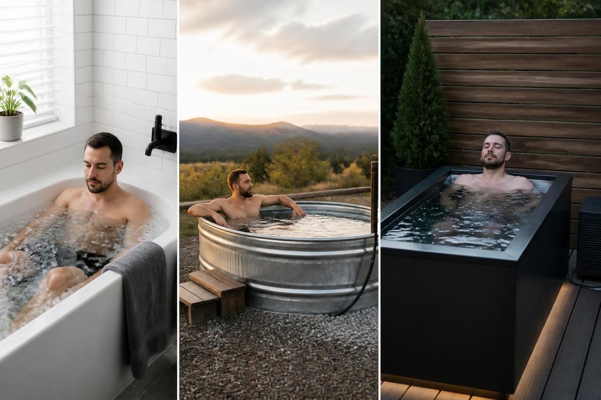 Cold plunge user progression