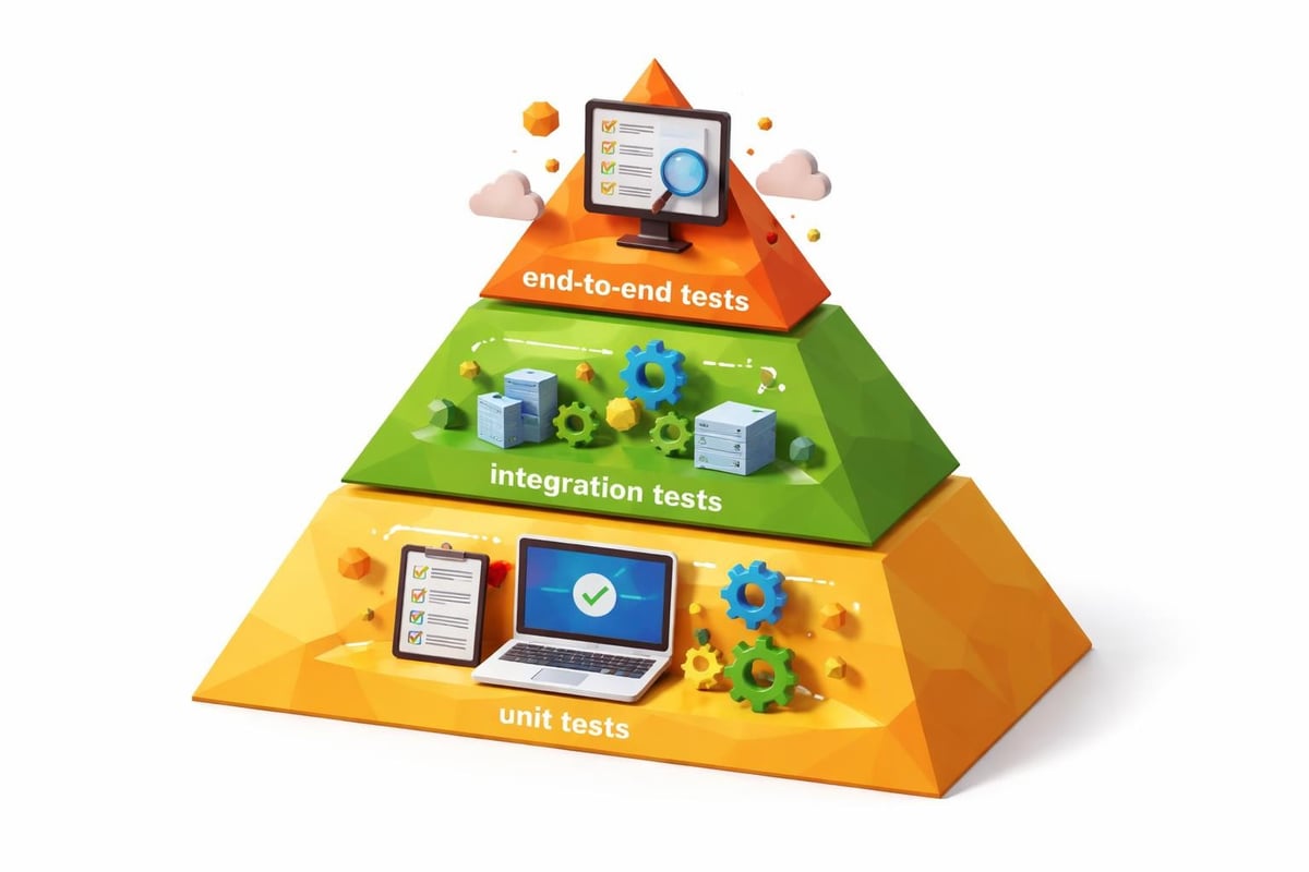 Testing pyramid structure