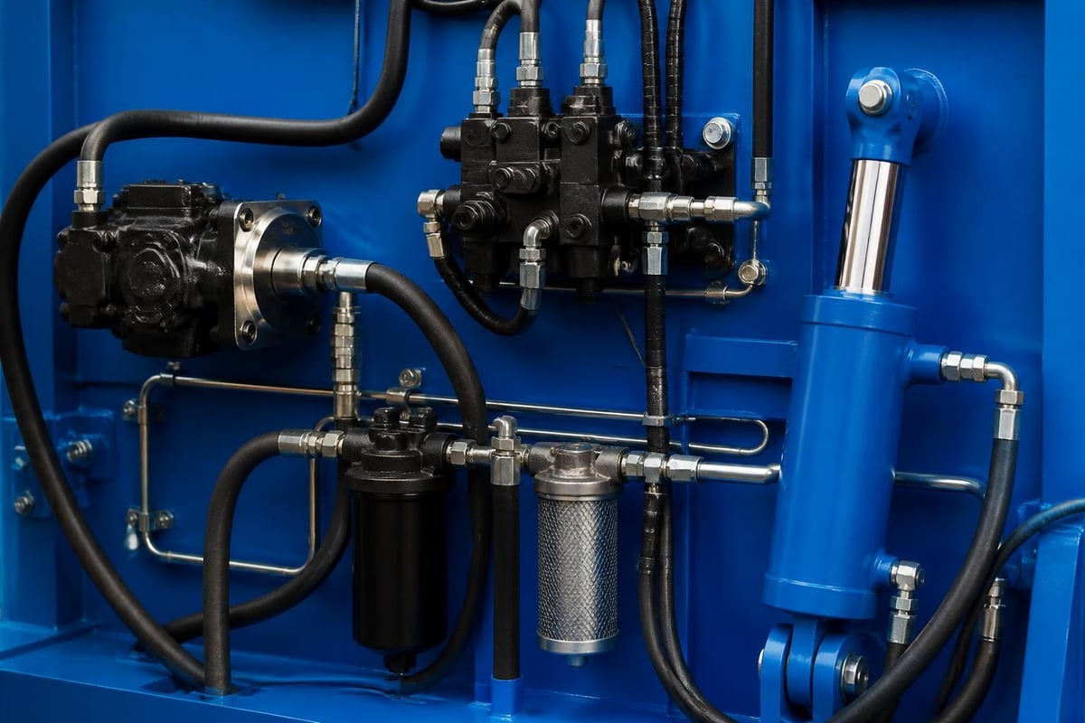 Hydraulic system component interaction