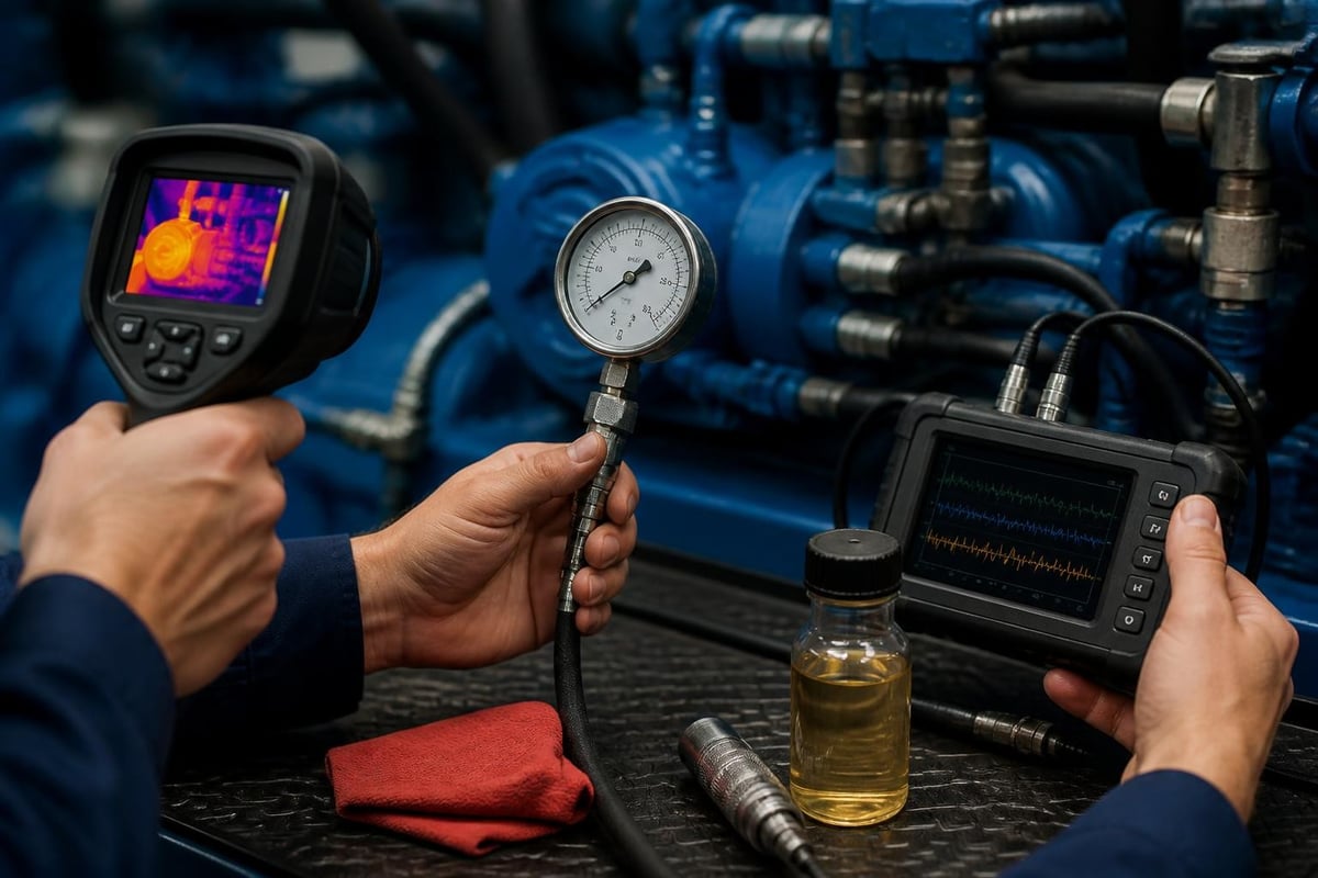 Diagnostic equipment for hydraulics