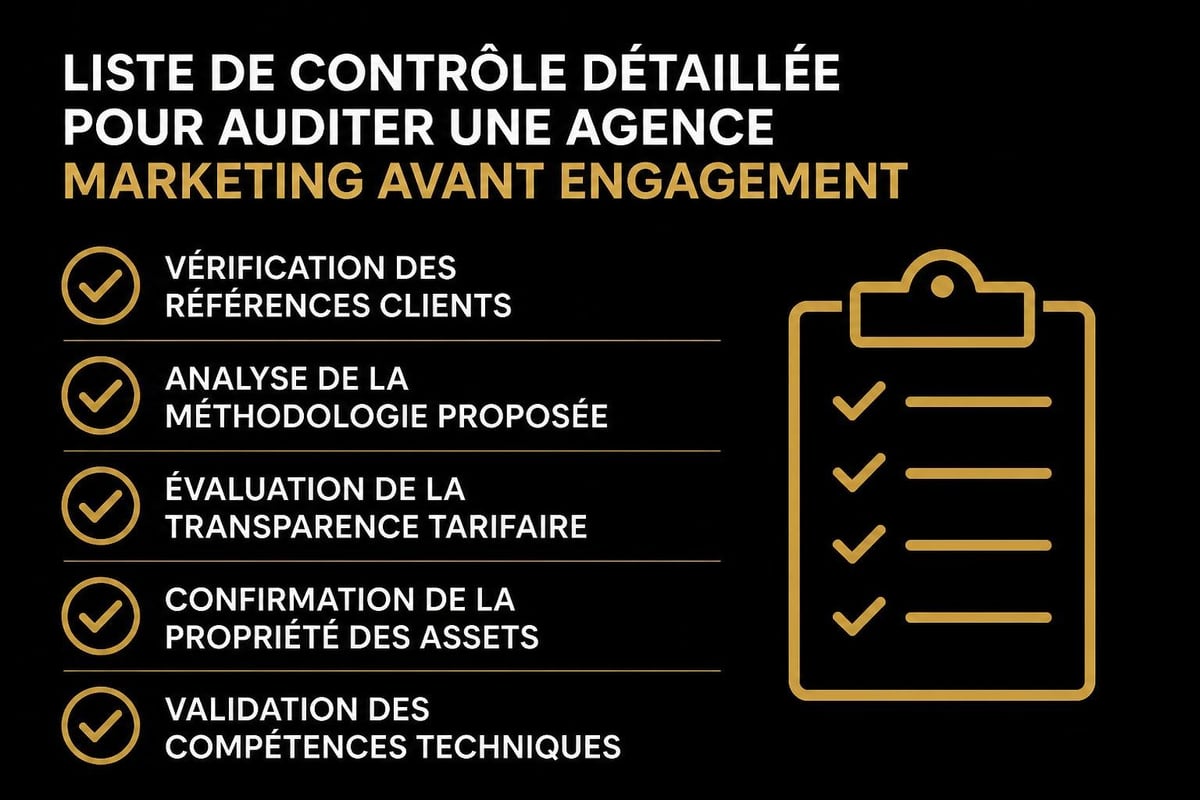 Checklist de vérification