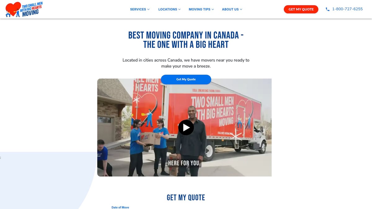 7 Best Moving Companies Local Near Me for Stress-Free Moves - Two Small Men With Big Hearts Moving