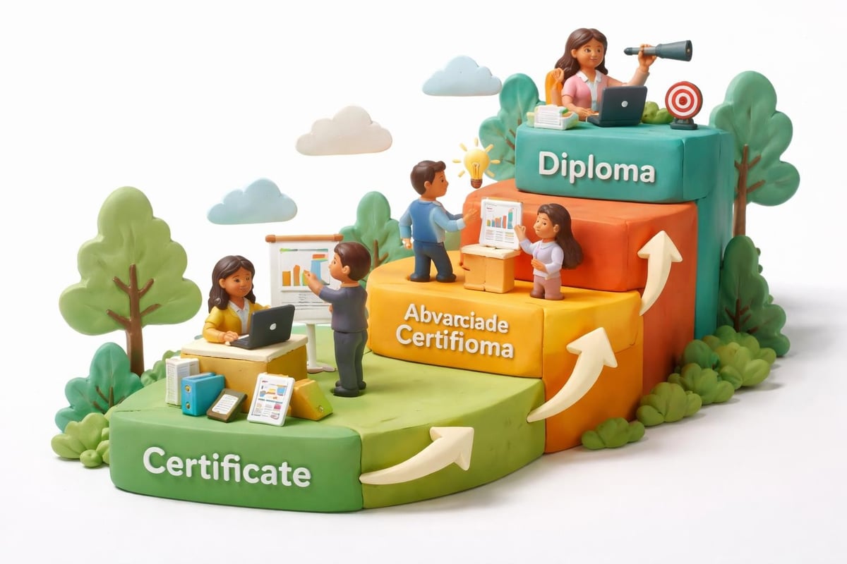 Business administration skill progression