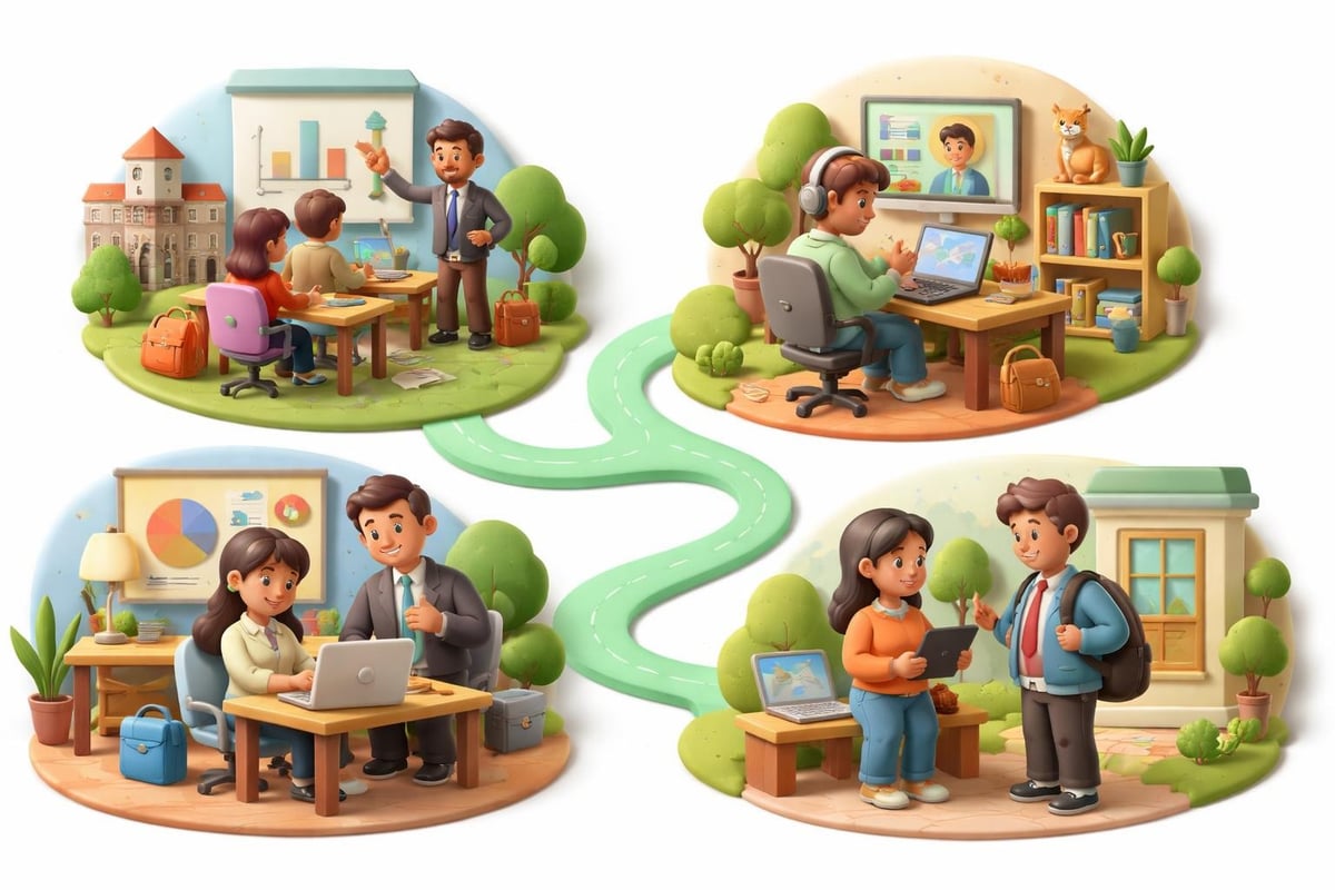 Flexible business education delivery