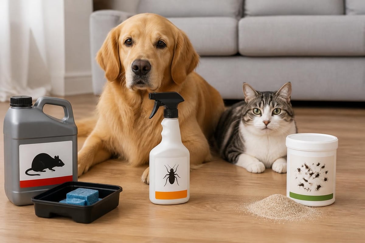 Common pesticide categories and their specific toxicity risks to household pets
