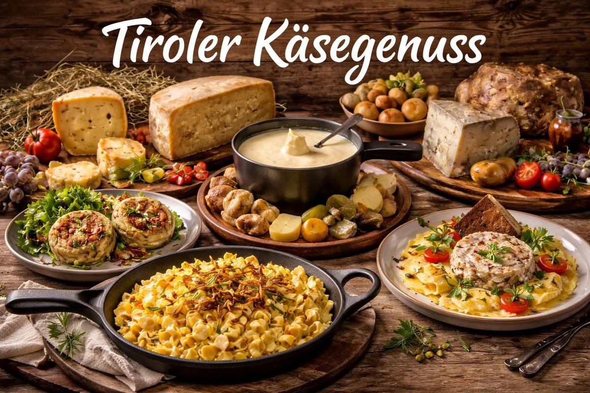Käserezepte aus Tirol