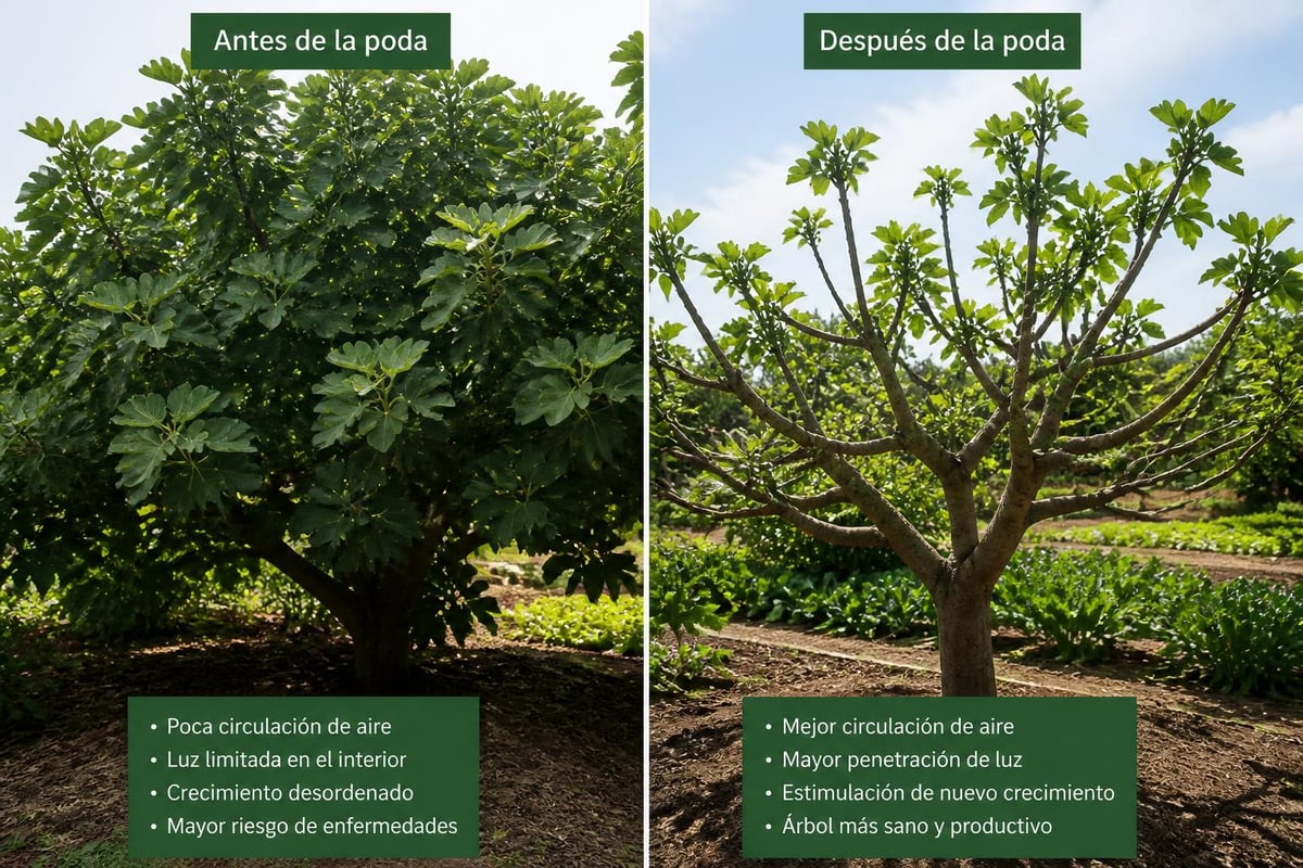 Beneficios de la poda de higueras