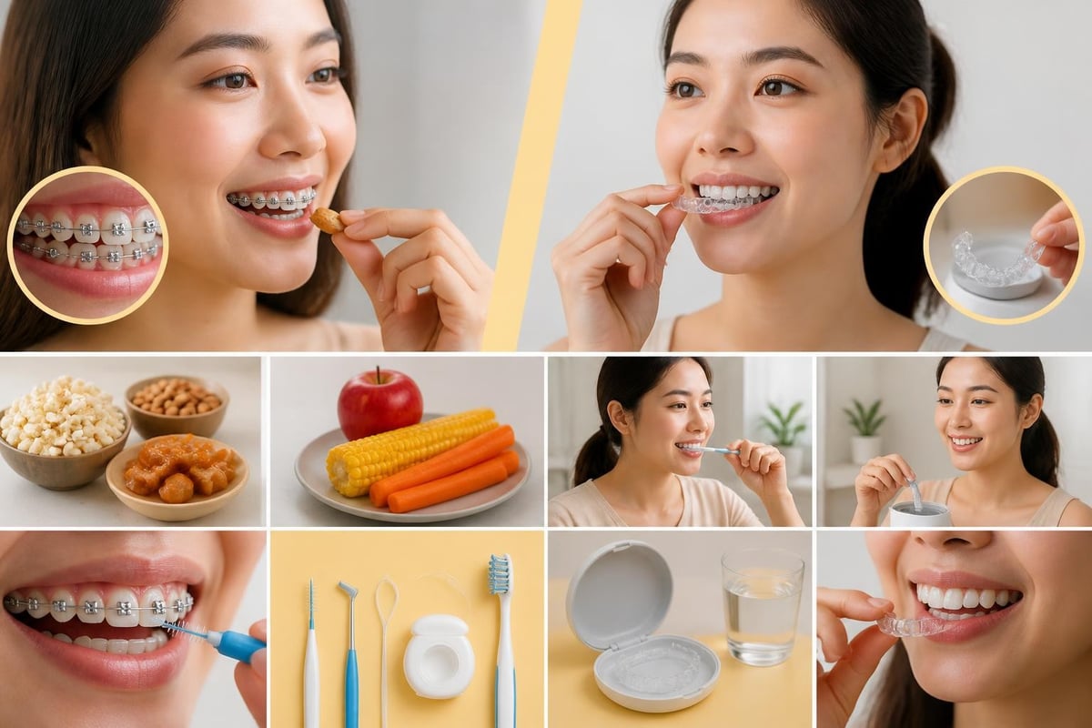 Daily life with orthodontic treatment