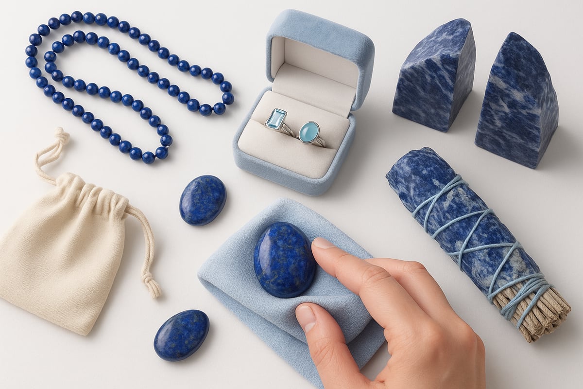 Caring for Your Blue Crystal Pieces