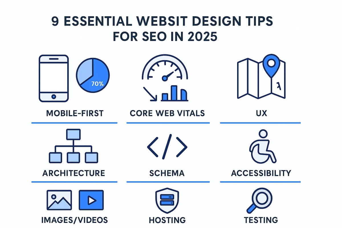 9 Essential Best Website Design for SEO Tips for 2025