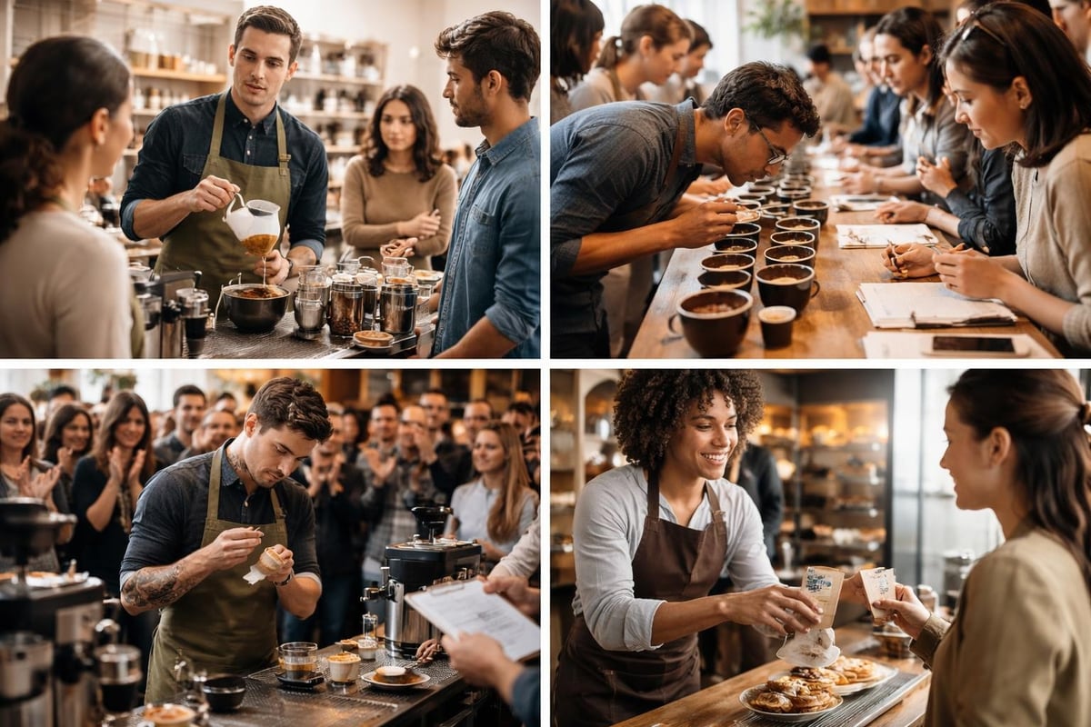 Specialty coffee community building