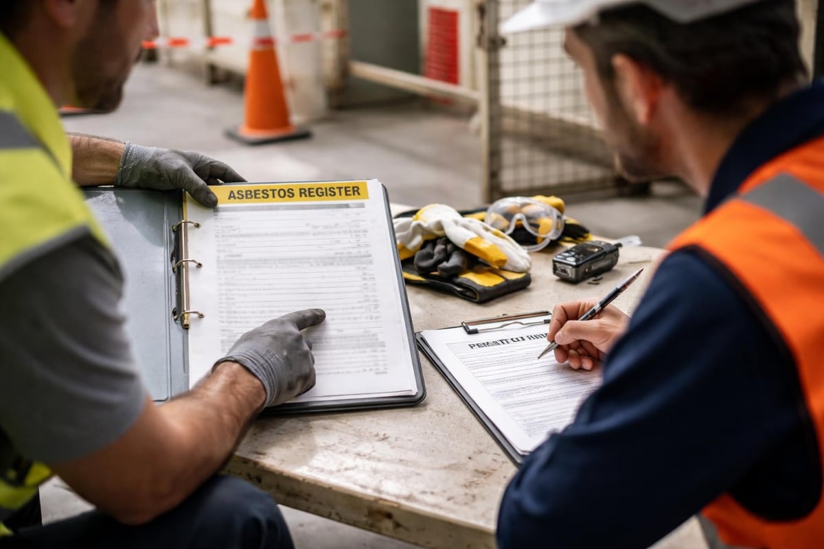 Safe work procedures for asbestos