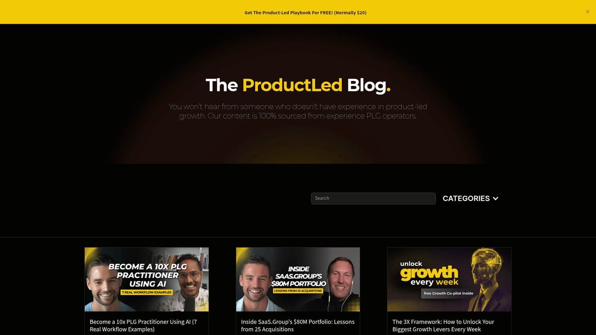 Top 10 SaaS Blog Must-Reads for 2026 Success - ProductLed Blog