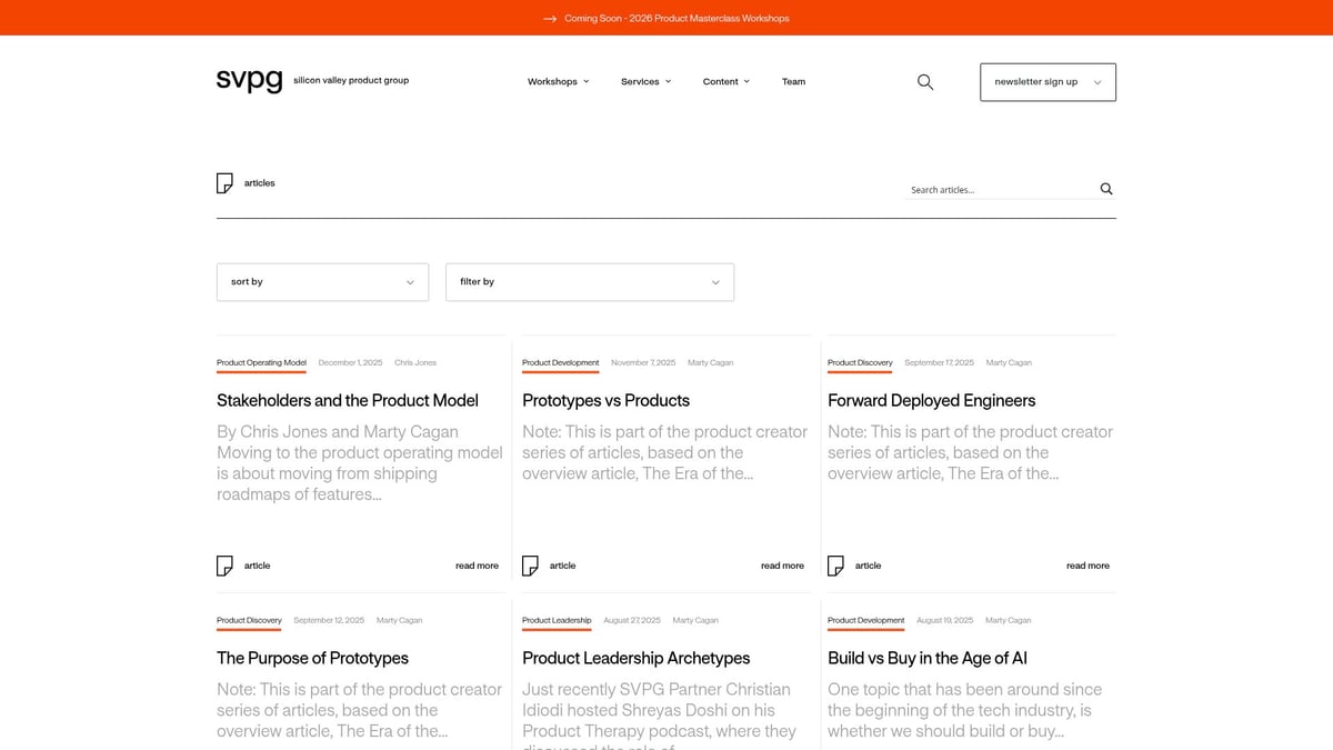Top 10 SaaS Blog Must-Reads for 2026 Success - SVPG Insights Blog