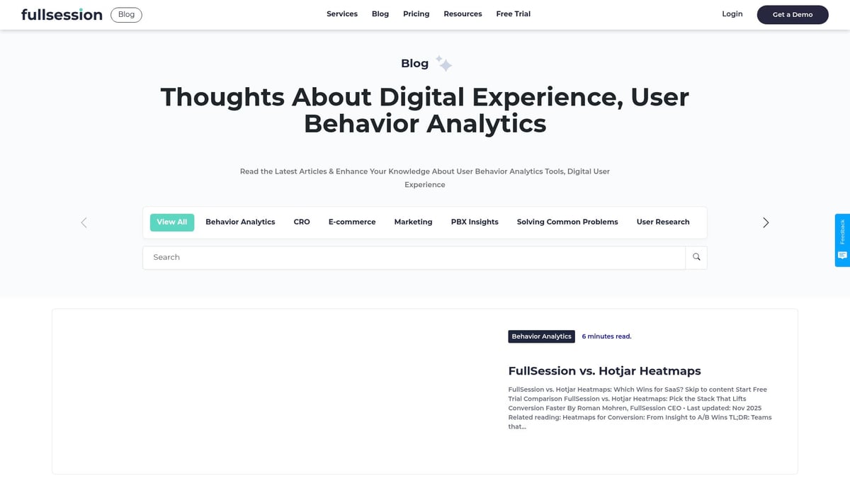 Top 10 SaaS Blog Must-Reads for 2026 Success - FullSession Blog