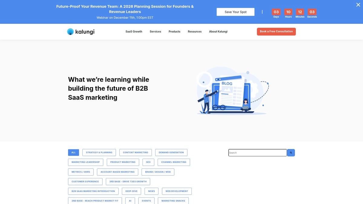 Top 10 SaaS Blog Must-Reads for 2026 Success - Kalungi Blog