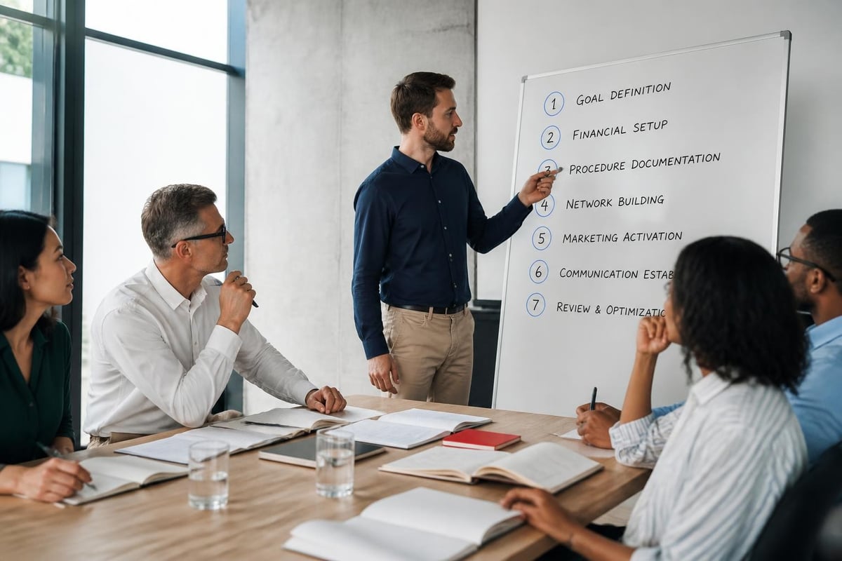 Property management workflow steps