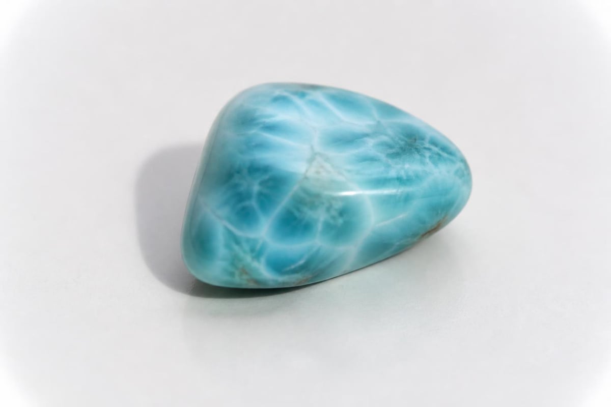 Stress reduction through larimar