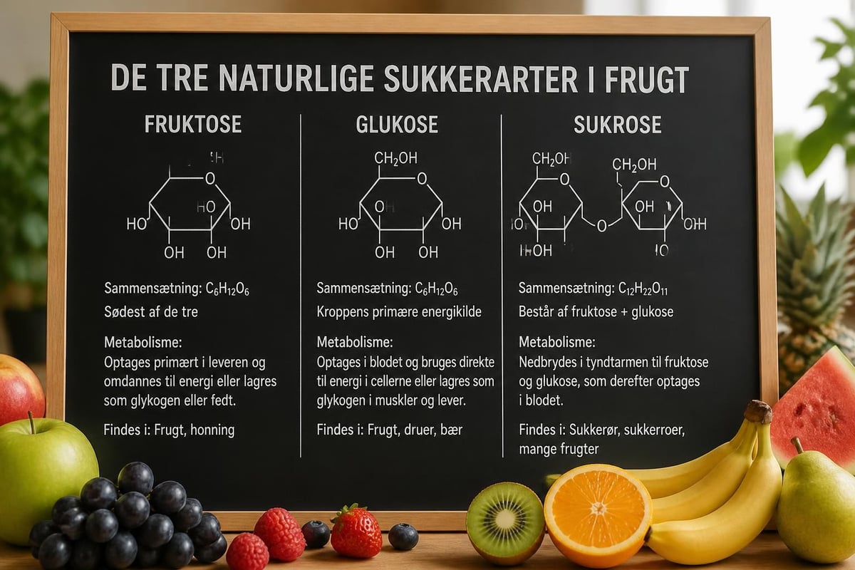 Sukkerarter i frugt