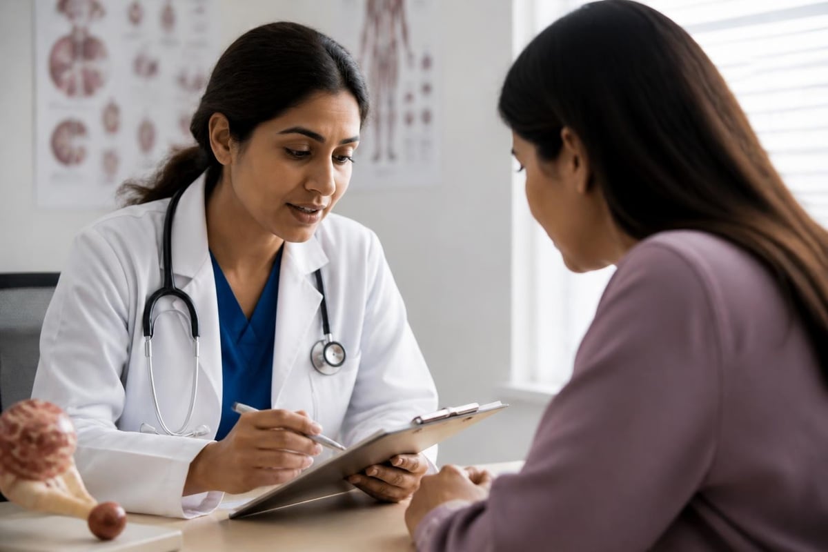 Gut health test in diagnostic workflow