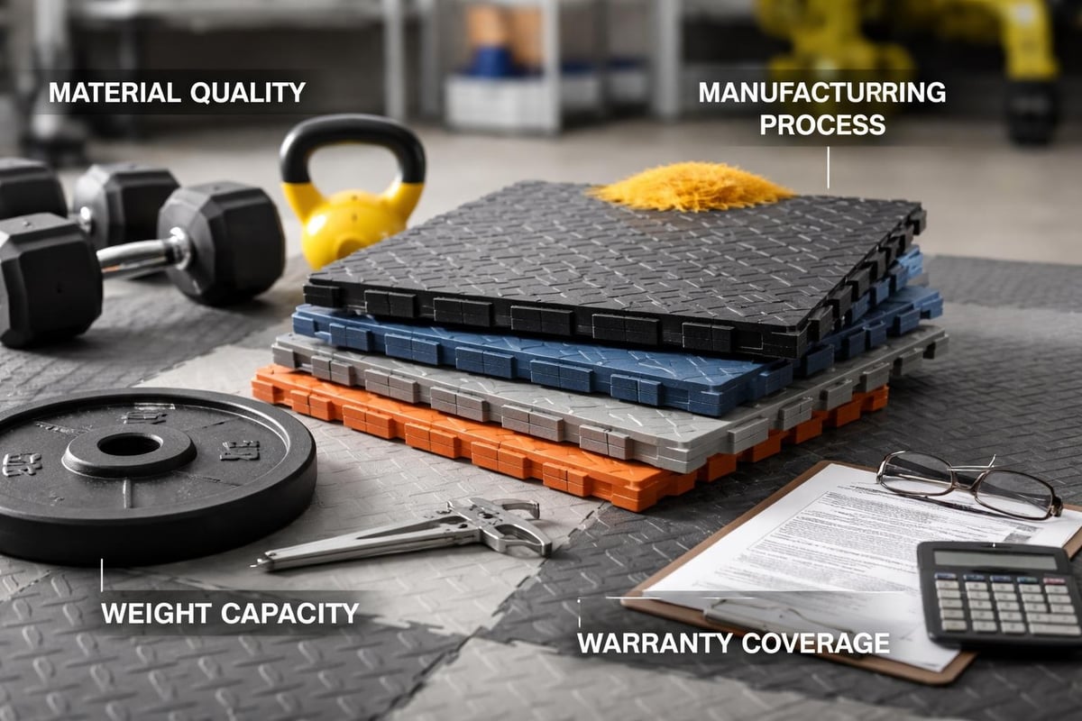 Garage floor tile cost factors