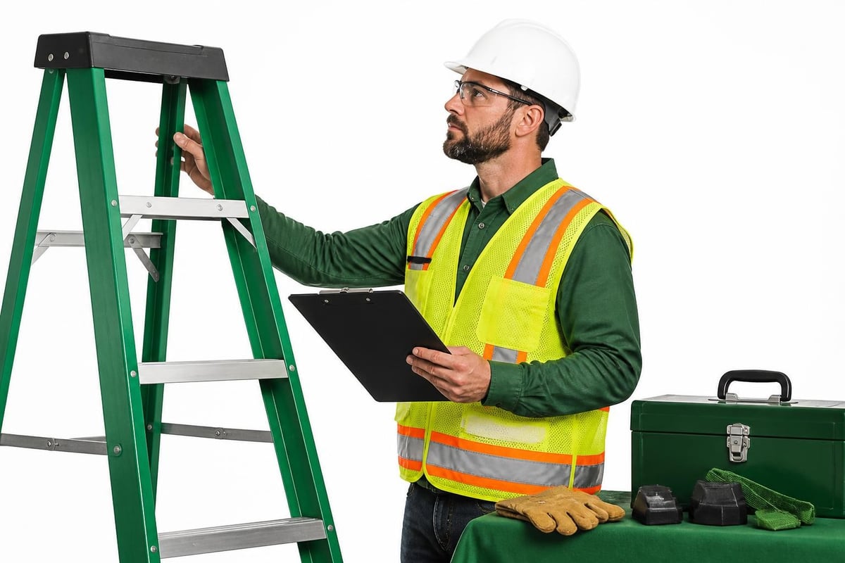 Ladder inspection checklist workflow