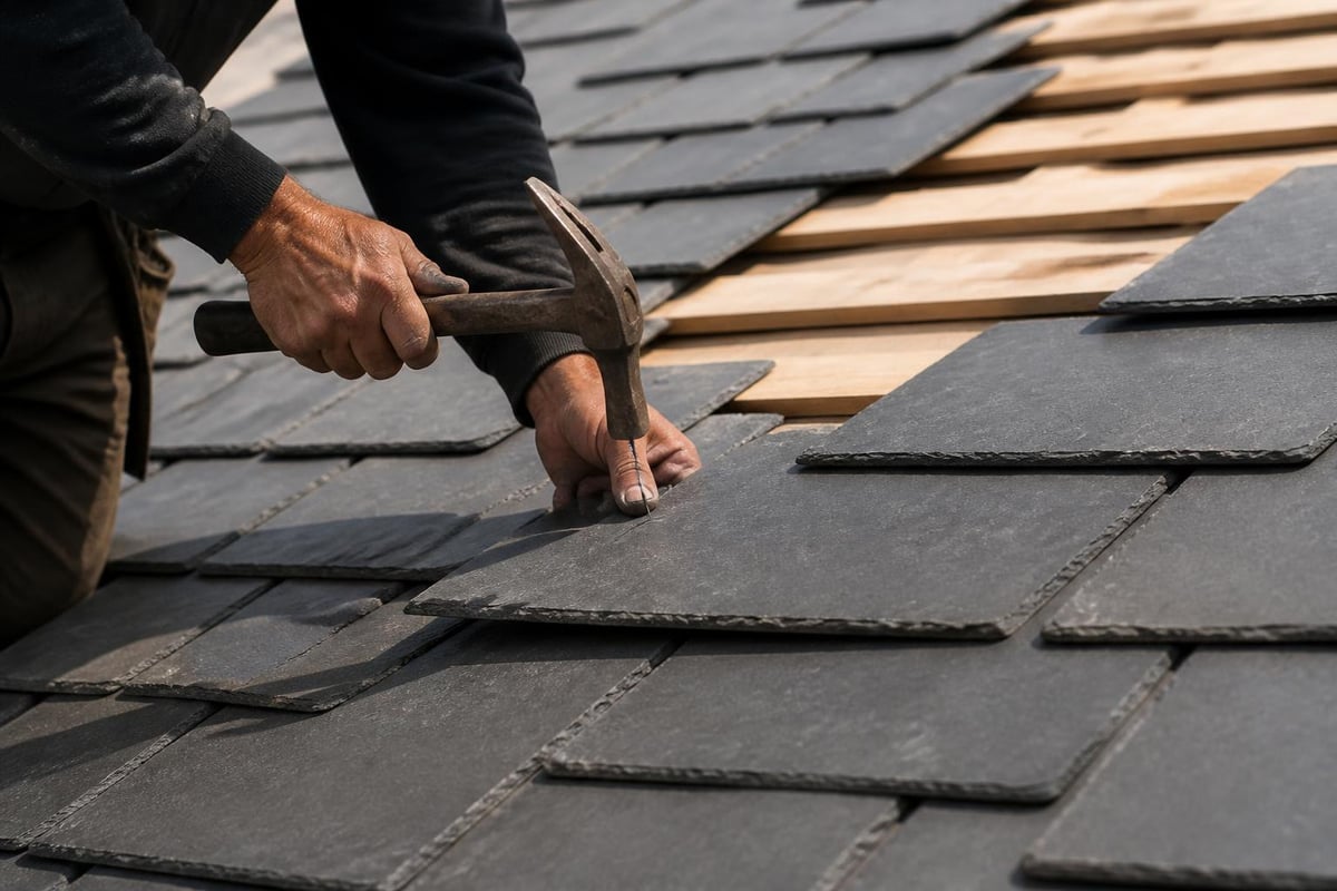 Slate installation techniques