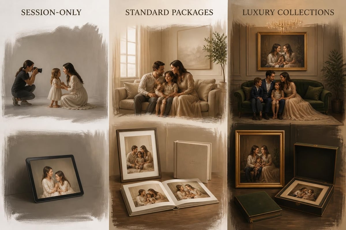 Newborn photography package comparison