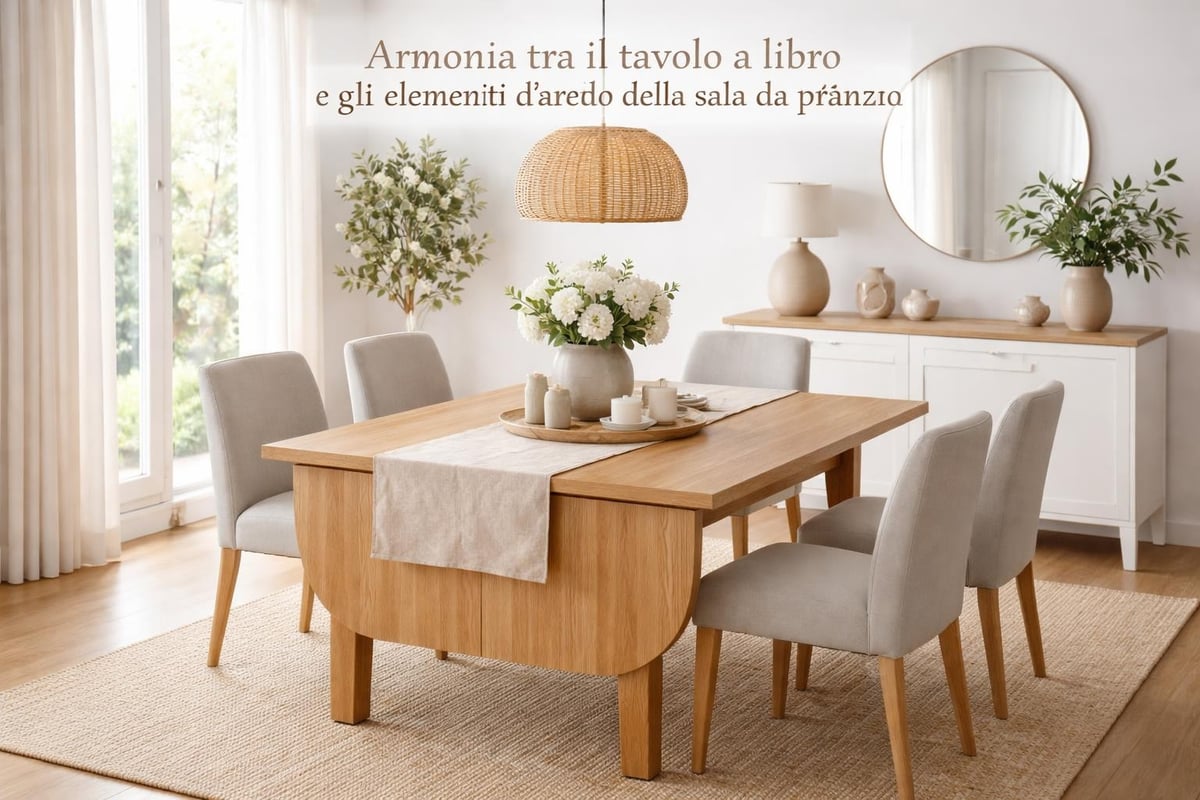 Integrazione tavolo a libro