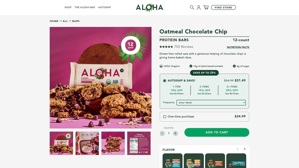 Top 8 Low Calorie Protein Bars to Try in 2026 - Oatmeal Chocolate Chip Protein Bar