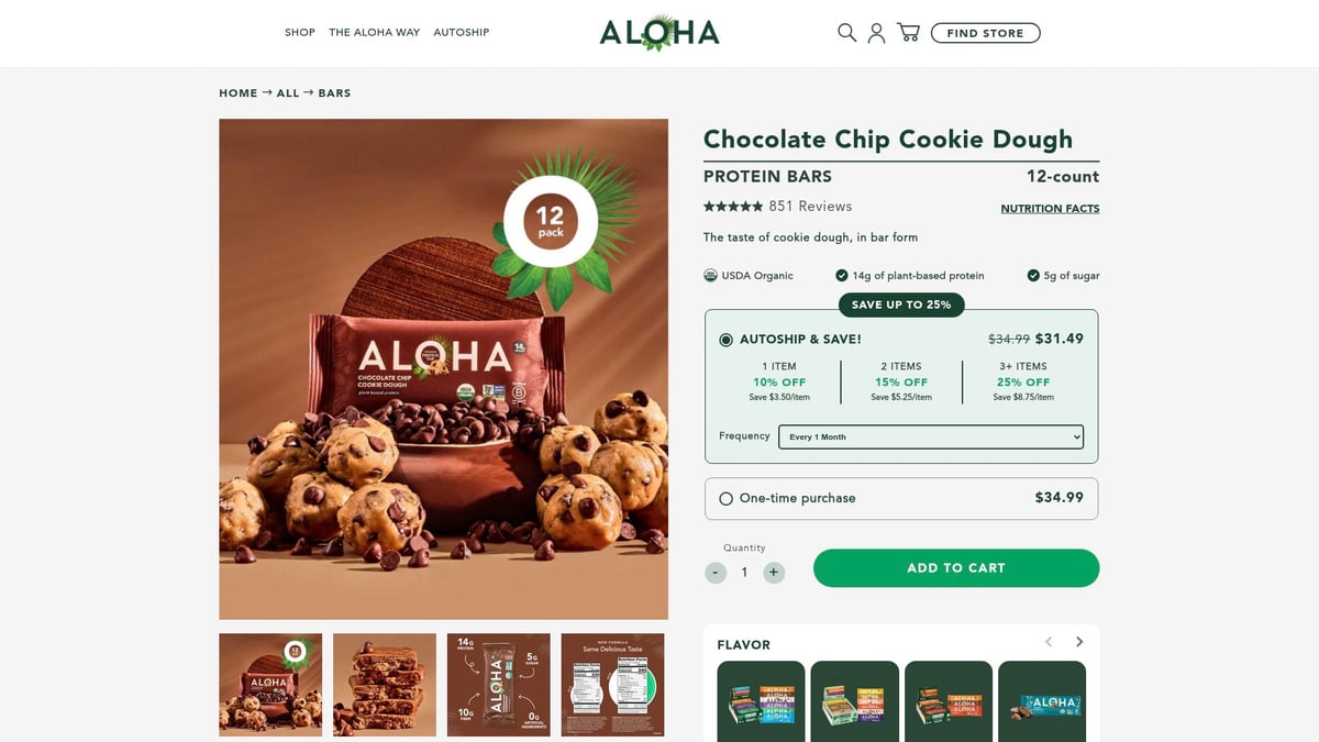 Top 8 Low Calorie Protein Bars to Try in 2026 - Chocolate Chip Cookie Dough Protein Bar