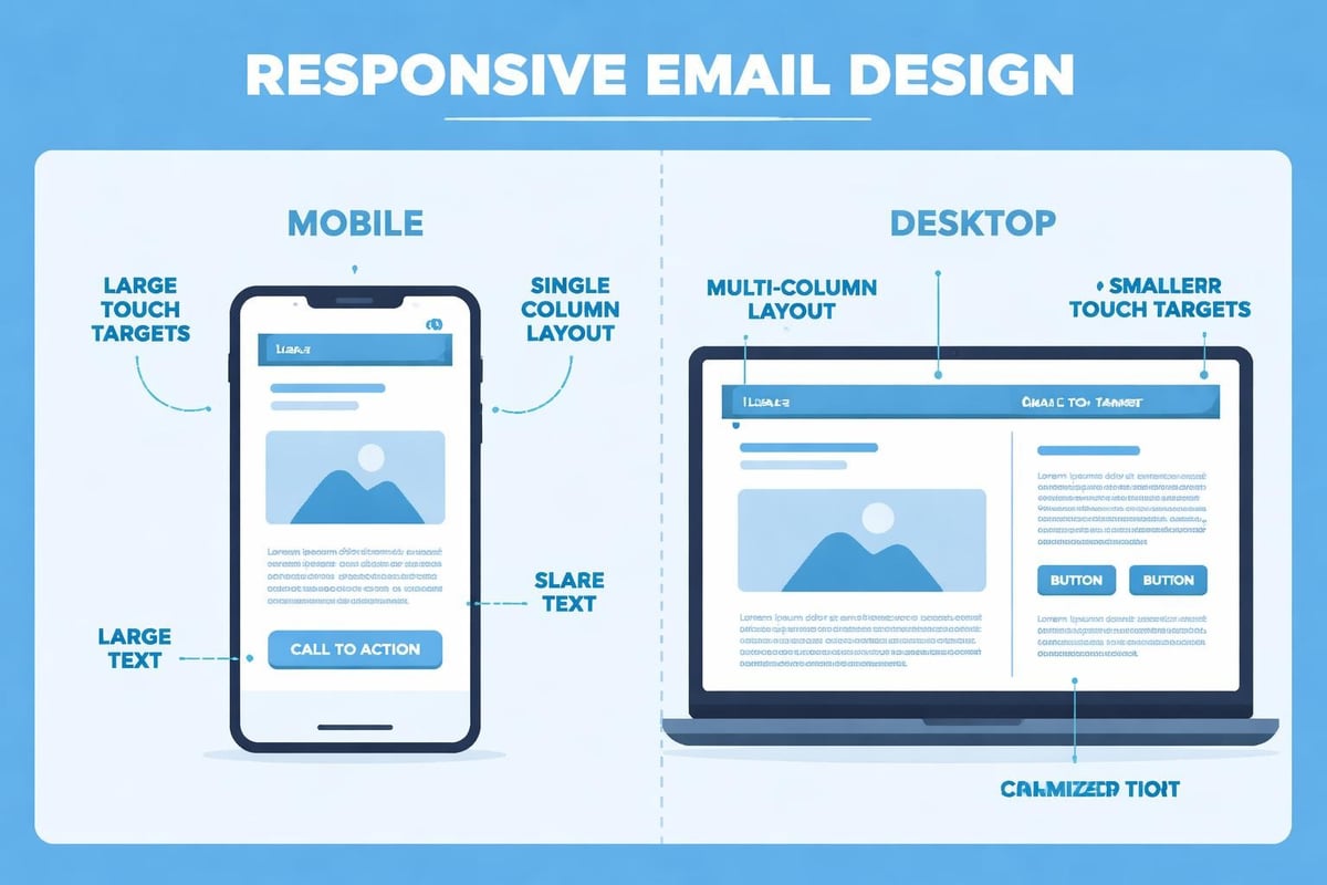 Mobile email optimisation