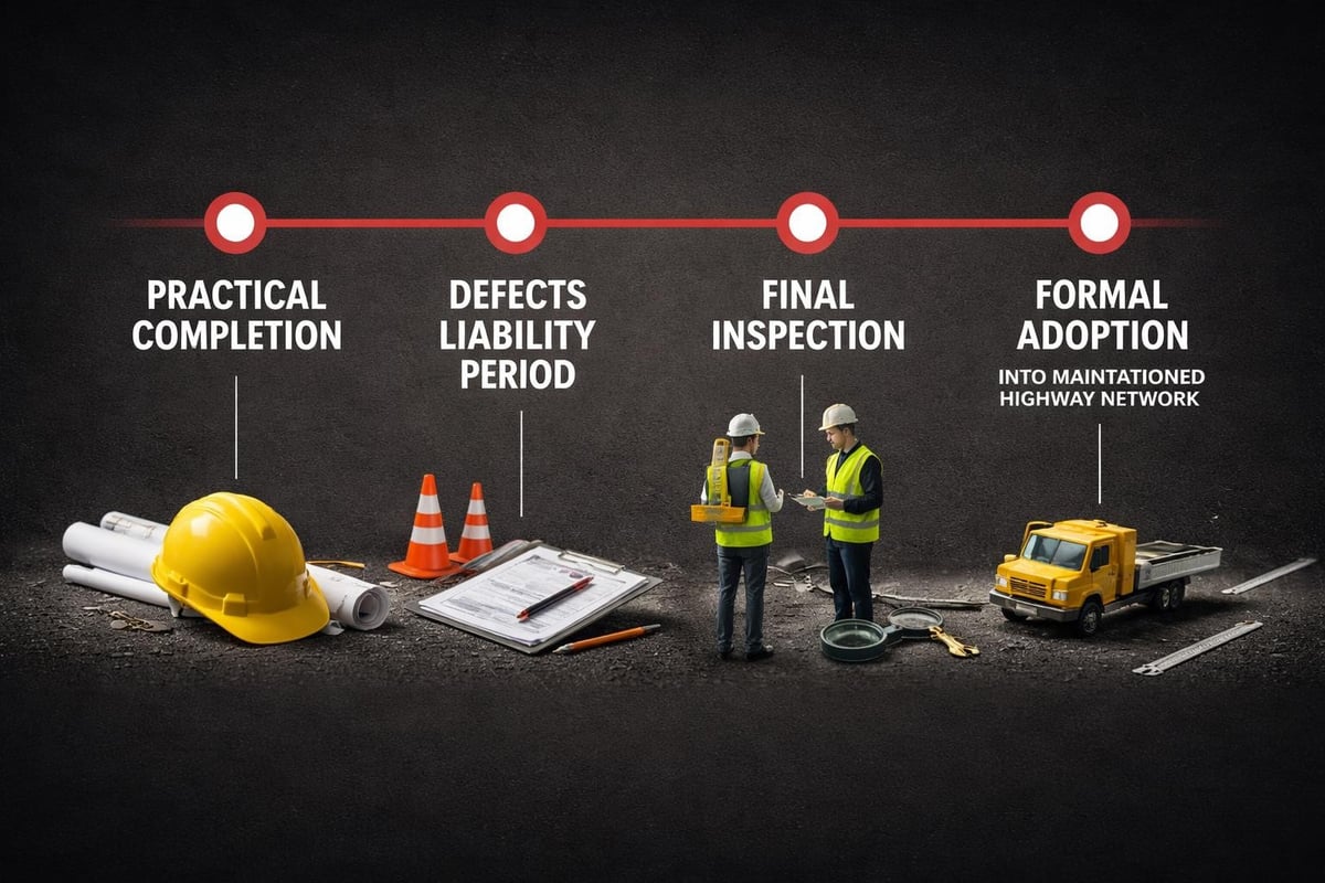 Post-construction timeline